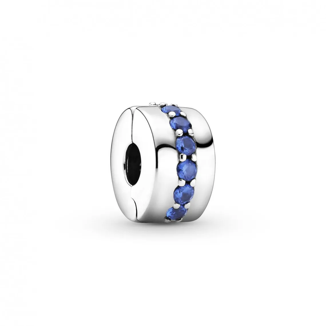 Charm Clip Éclat Bleu Pandora Colours - Argent | 3 Suisses