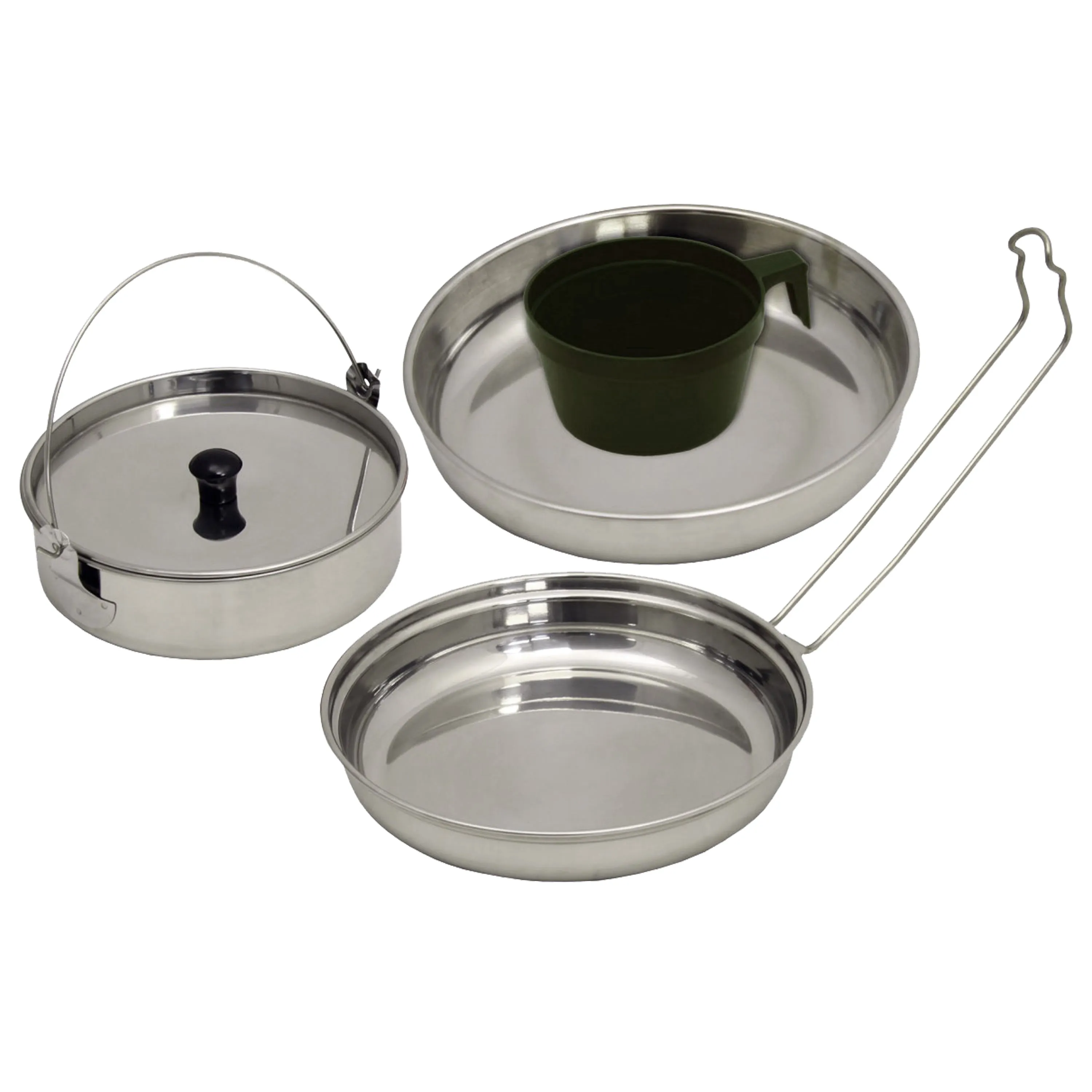 Popote acier inoxydable 5 pièces argenté